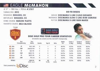2022 Disc Golf Pro Tour #2 Eagle McMahon Back